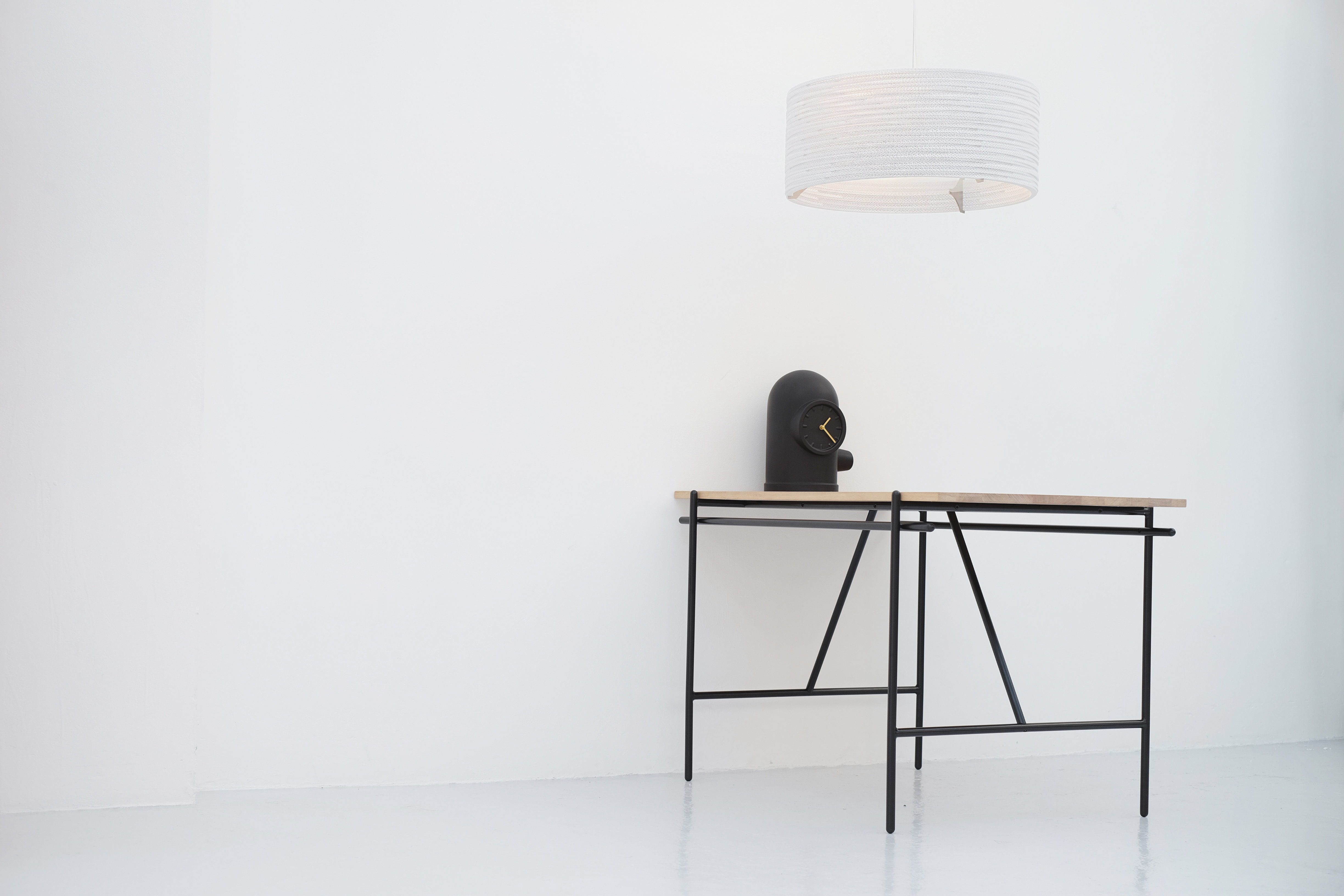 Drum Scraplights White Pendant Light by Graypants Pendant Lamps